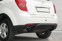 SsangYong Action 2005–2018 Aizmugurējais aizsargstienis AK006 Black (nerūsējošais tērauds) foto 2