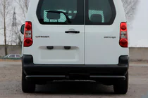 Peugeot Partner Tepee 2008–2018 Aizmugurējie stūri AK-003 Black (nerūsējošais tērauds) foto 1