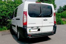 Citroen Jumpy 2007–2017 Aizmugures loks Double Black (nerūsējošais tērauds) foto 1