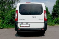 Citroen Jumpy 2007–2017 Aizmugures loks Double Black (nerūsējošais tērauds) foto 3