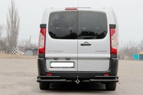 Peugeot Expert 2007–2016 Aizmugures stūra loki AK-003-Double Black (2 gab., nerūsējošais tērauds) foto 2