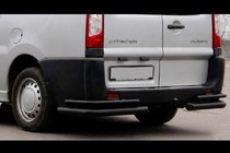 Citroen Jumpy 2007–2017 Aizmugurējie stūri Double Black (2 gab., nerūsējošais tērauds) foto 1
