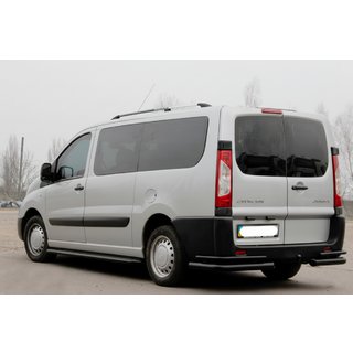 Aizmugurējie stūri Double Black (2 gab., nerūsējošais tērauds) Citroen Jumpy 2007–2017 foto 3
