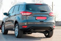 Ford Kuga/Escape 2013–2019 Aizmugures arka AK007 Black (nerūsējošais tērauds) foto 6