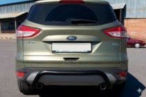 Ford Kuga 2008–2013 Aizmugures arka AK007 Black (nerūsējošais tērauds) foto 3