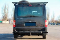 Ford Transit 2000–2014 Aizmugures stūra loki AK003-Double Black (nerūsējošais tērauds) foto 3