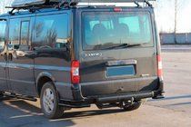 Ford Transit 2000–2014 Aizmugures stūra loki AK003-Double Black (nerūsējošais tērauds) foto 2