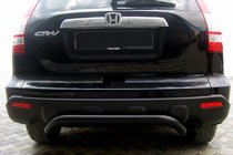 Honda CRV 2007–2011 Aizmugurējā aizsargstīpa AK007 Black (nerūsējošais tērauds) foto 1
