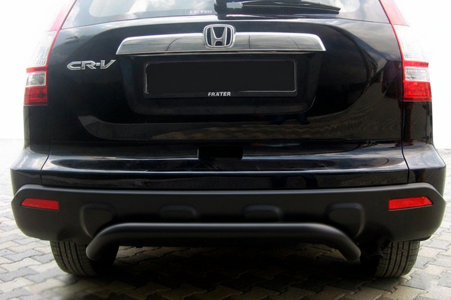 Honda CRV 2007–2011 Aizmugurējā aizsargstīpa AK007 Black (nerūsējošais tērauds) Image