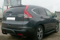 Honda CRV 2012–2016 Aizmugures arka AK007 Black (nerūsējošais tērauds) foto 2