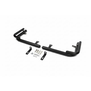 Aizmugurējie stūru aizsargi AK003-Double Black (2 gab., nerūsējošais tērauds) Mercedes Vito W639 2004–2014 foto 4