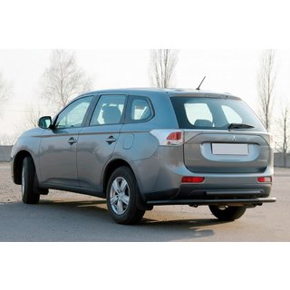 Aizmugurējā aizsargstīpa AK004 Black (nerūsējošais tērauds) foto 1