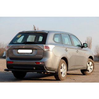 Aizmugurējā aizsargstīpa AK004 Black (nerūsējošais tērauds) foto 3