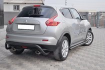Nissan Juke 2010–2019 Aizmugures arka AK007 Black (nerūsējošais tērauds) foto 5