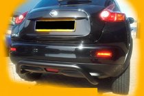 Nissan Juke 2010–2019 Aizmugures arka AK007 Black (nerūsējošais tērauds) foto 9