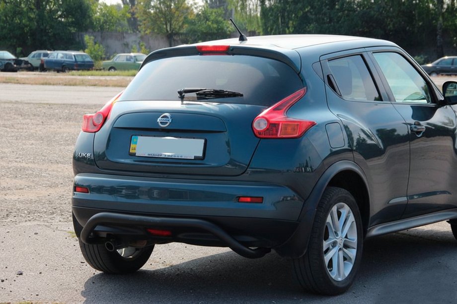 Nissan Juke 2010–2019 Aizmugures arka AK007 Black (nerūsējošais tērauds) Image