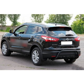 Aizmugurējais aizsargloks AK007-1 Black (nerūsējošais tērauds) Nissan Qashqai 2014–2021 foto 4