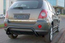 Opel Antara 2006–2017 Aizmugurējais aizsargstienis AK007-1 Black (nerūsējošais tērauds) foto 1