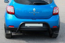 Dacia Sandero 2013–2020 Aizmugures arka AK007 Black (nerūsējošais tērauds) foto 4
