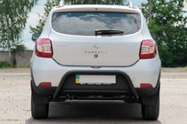 Dacia Sandero 2013–2020 Aizmugures arka AK007 Black (nerūsējošais tērauds) foto 2