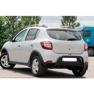 Aizmugures arka AK007 Black (nerūsējošais tērauds) Dacia Sandero 2013–2020 foto 3