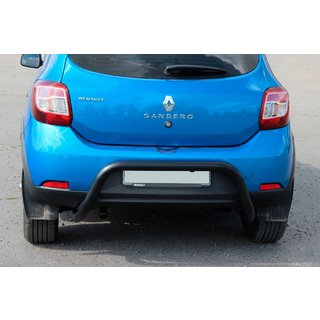 Aizmugures arka AK007 Black (nerūsējošais tērauds) Dacia Sandero 2013–2020 foto 4