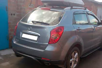 SsangYong Korando 2010–2019 Aizmugures arka AK007 Black (nerūsējošais tērauds) foto 2
