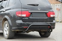 SsangYong Kyron 2005–2014 Aizmugures arka AK007 Black (nerūsējošais tērauds) foto 2