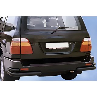 Aizmugurējie stūru aizsargi AK003-Double Black (2 gab., nerūsējošais tērauds) Toyota Land Cruiser 100 1998–2007 foto 3