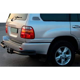 Aizmugurējie stūru aizsargi AK003-Double Black (2 gab., nerūsējošais tērauds) Toyota Land Cruiser 100 1998–2007 foto 1