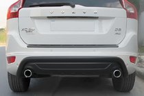 Volvo XC60 2009–2017 Aizmugurējais aizsargstienis AK007 Black (nerūsējošais tērauds) foto 1