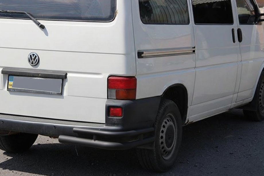 Volkswagen T4 Transporter 1990–2003 Dubultie aizmugurējie stūra elementi AK003-Double Black (2 gab., nerūsējošais tērauds) Foto 3
