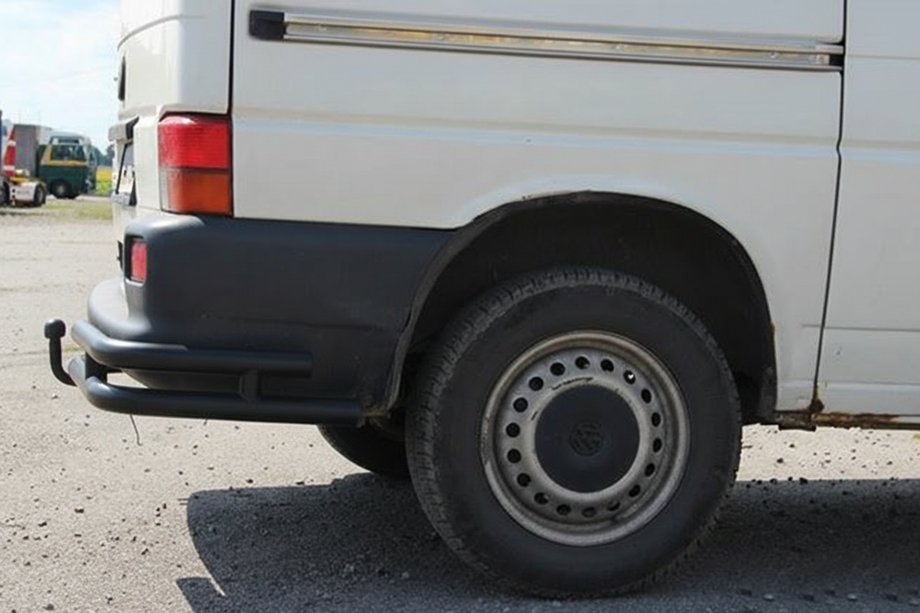 Volkswagen T4 Transporter 1990–2003 Dubultie aizmugurējie stūra elementi AK003-Double Black (2 gab., nerūsējošais tērauds) Foto 4