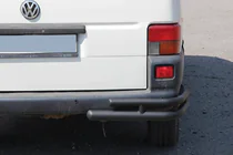 Volkswagen T4 Caravelle/Multivan 1990–2003 Dubultie aizmugurējie stūra elementi AK003-Double Black (2 gab., nerūsējošais tērauds) foto 3