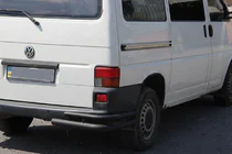 Volkswagen T4 Caravelle/Multivan 1990–2003 Dubultie aizmugurējie stūra elementi AK003-Double Black (2 gab., nerūsējošais tērauds) foto 4