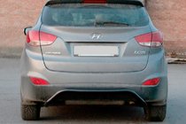 Hyundai IX-35 2010–2015 Aizmugurējais aizsargloks AK007 Black (nerūsējošais tērauds) foto 1