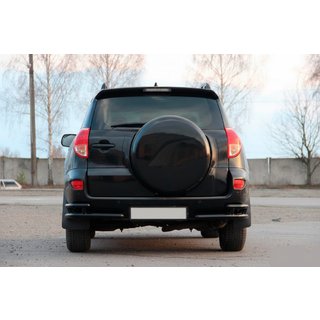 Aizmugurējie stūra elementi AK003-double Black (2 gab., nerūsējošais tērauds) Toyota Rav 4 2006–2013 foto 1