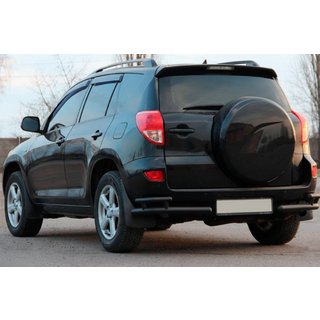 Aizmugurējie stūra elementi AK003-double Black (2 gab., nerūsējošais tērauds) Toyota Rav 4 2006–2013 foto 2