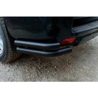 Aizmugurējie stūru aizsargi AK003-Подвійний Melni (nerūsējošais tērauds) Toyota Land Cruiser Prado 150 2009–2023 foto 3