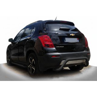 Aizmugurējā aizsargstīpa AK007 Black (nerūsējošais tērauds)