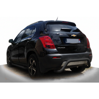 Aizmugurējā aizsargstīpa AK007 Black (nerūsējošais tērauds) Chevrolet Trax 2012–2023
