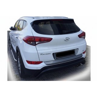 Aizmugurējā aizsargstīpa AK007 Black (nerūsējošais tērauds) Hyundai Tucson TL 2016–2021
