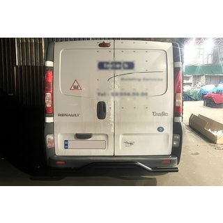 Aizmugurējais aizsargstienis AK006 Black (nerūsējošais tērauds) foto 3