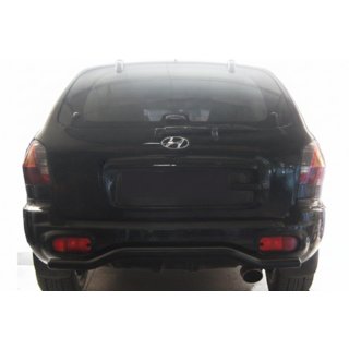 Aizmugurējais aizsargloks AK004 Black (nerūsējošais tērauds) Hyundai Santa Fe 1 2000–2006