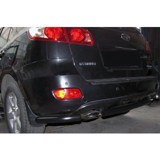 Aizmugures stūra posmi centrālajam lokam AK0073 Black (2 gab., nerūsējošais tērauds) Hyundai Santa Fe 2 2006–2012