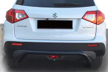 Suzuki Vitara 2015– Aizmugurējais aizsargstienis AK007 Black (nerūsējošais tērauds) foto 1