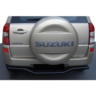 Aizmugures aizsargstienis AK005-1 Black (nerūsējošais tērauds) Suzuki Grand Vitara 2005–2017