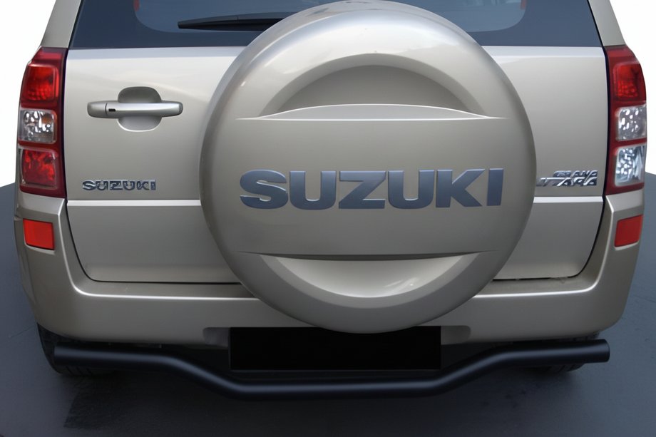 Suzuki Grand Vitara 2005–2017 Aizmugures aizsargstienis AK005-1 Black (nerūsējošais tērauds) Image