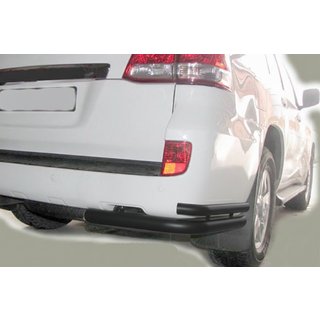 Aizmugurējie stūru aizsargi AK003-Double Black (2 gab., nerūsējošais tērauds) Toyota Land Cruiser 200 2007–2021