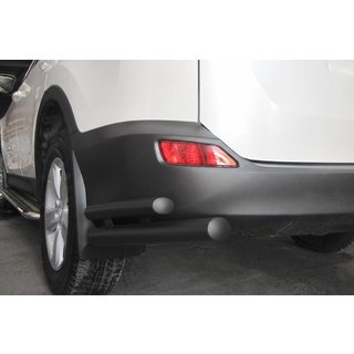 Aizmugurējie stūra stieņi AK003-dubultie Black (nerūsējošais tērauds) Toyota Rav 4 2013–2018